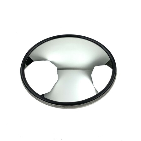 Retrac Head, Mirror, Convex, 8 In. Round, Center Mount, 983-4 Polished Stainless, 5/16 Plastic Ball Stud 604898